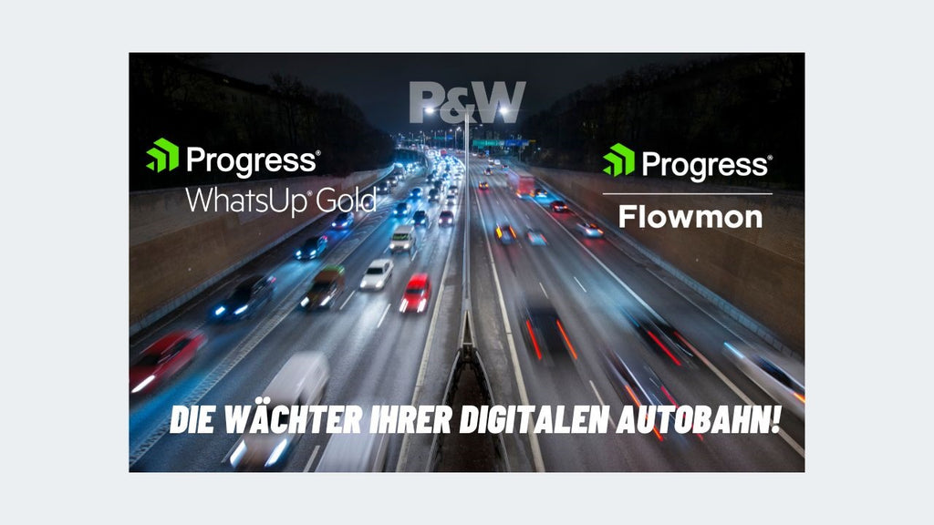 Progress WhatsUp Gold und Flowmon; Die Wächter Ihrer digitalen Autobahn!